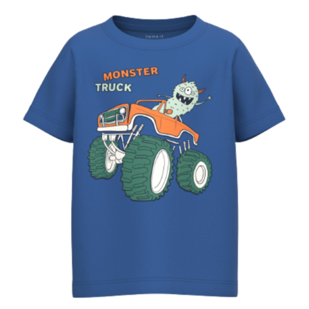 Name it T-shirt - Kads - Monster Truck - Nouvean Navy str. 98