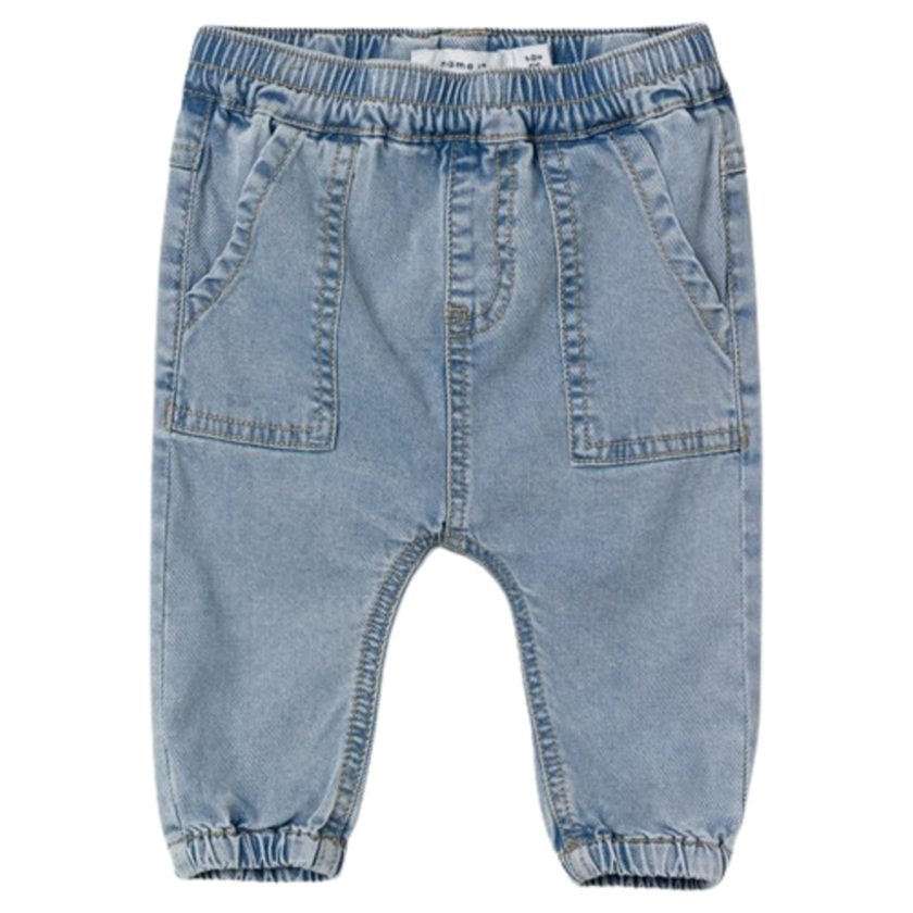 6: Name it Bløde Jeans - Ben - Light Blue Denim str. 62