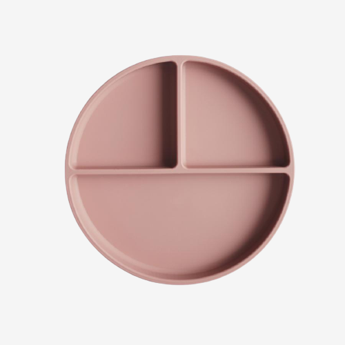 Mushie  Silicone Suction Plate  Blush