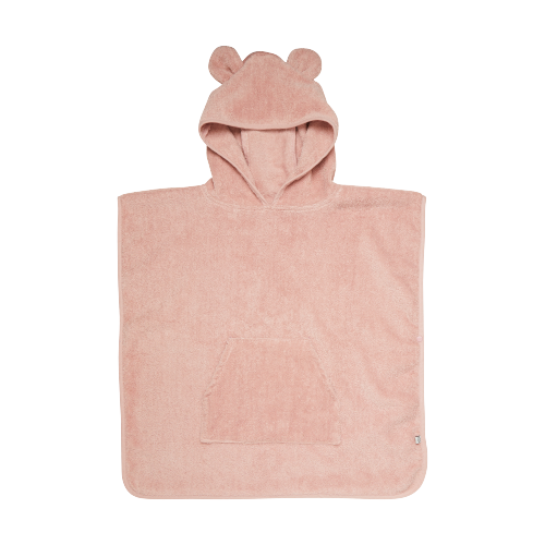 Pippi Økologisk Badeponcho - Misty Rose str. 98/104