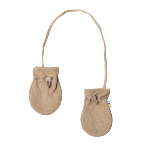 Joha Mittens i Bomuld - Beige str. 50/60