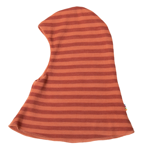 Joha Balaclava i uld - Vendbar - 2 Lags - Rust str. 45 cm