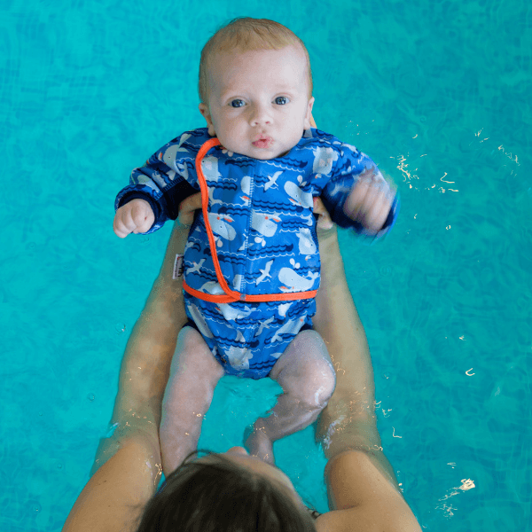 Aflede Bære Forskelsbehandling Let Foret baby svømmedragt med badeble (Baby Cosy Suit) - MamaMilla
