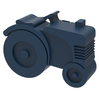 Blafre Madkasse Traktor - Marineblå