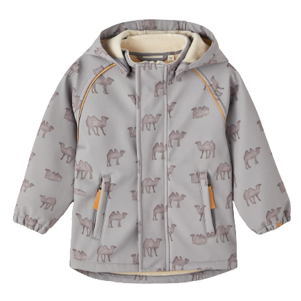 Lil' Atelier Softshell Jakke - Wet Weather str. 104