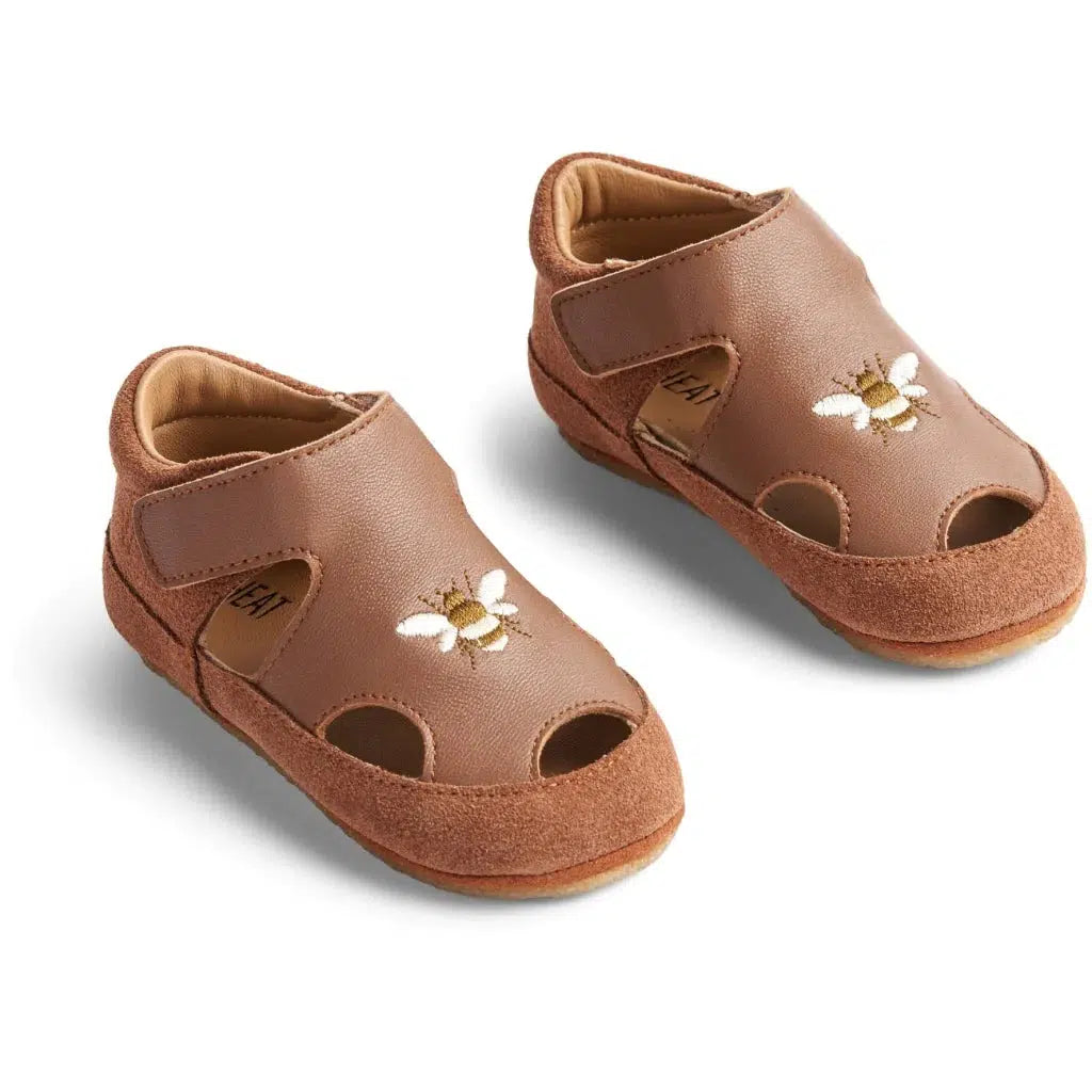 Wheat hjemmesko Indoor Sandal - Cognac MamaMilla