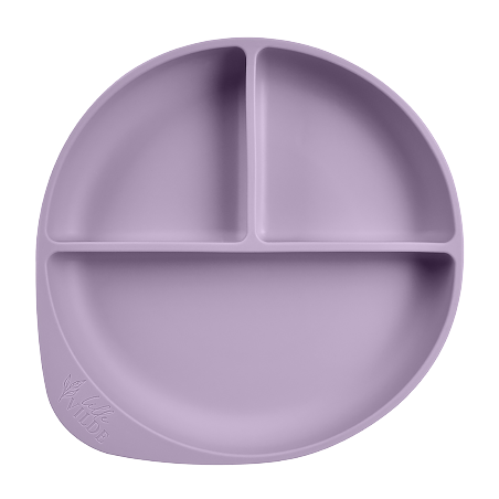 Lille Vilde - Silicone Tallerken med Sugekop - Lilac