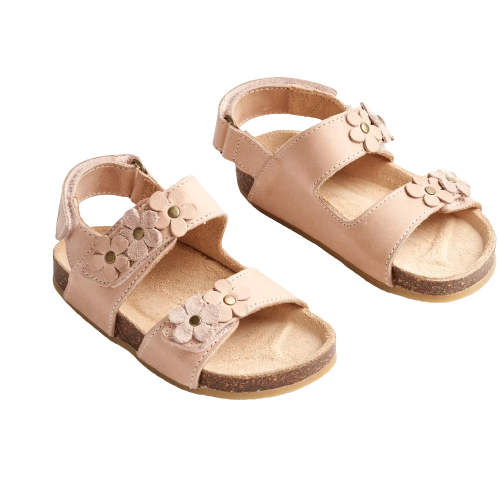 Wheat Clare Blomster Sandal - Beige Rose str. 24