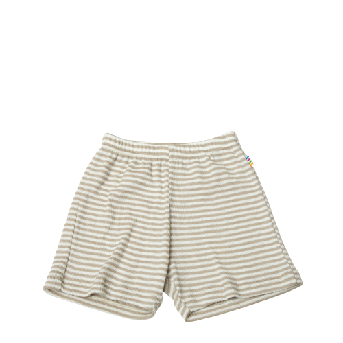 Joha Shorts i uld og Silke - Grå / Striber str. 70