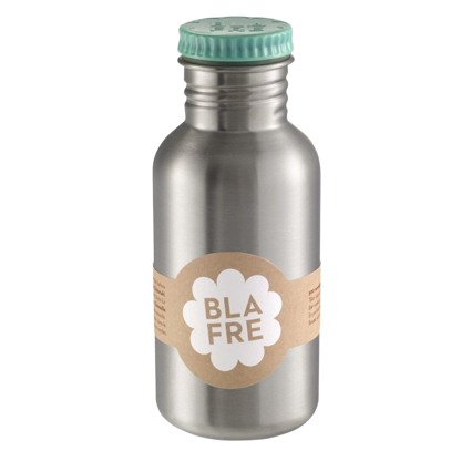 Blafre Stålflaske 500 ml - Blågrønt låg