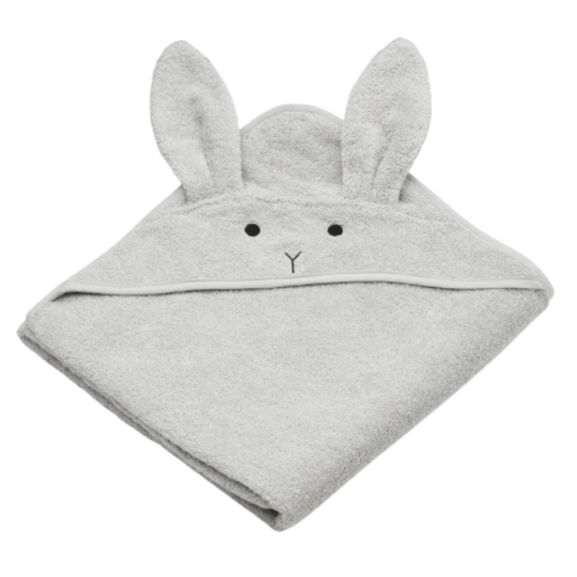 Liewood Økologisk Badeslag - Rabbit Dumbo Grey - Stor
