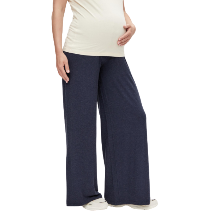 Mamalicious Bløde Vente Lounge Pants - Parisian Night str. XL