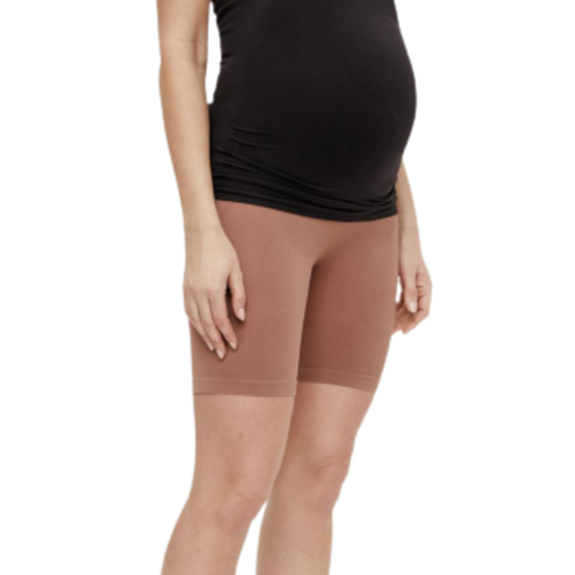 Mamalicious Korte Leggings/shorts til Gravide - Raw Umber str. S/M