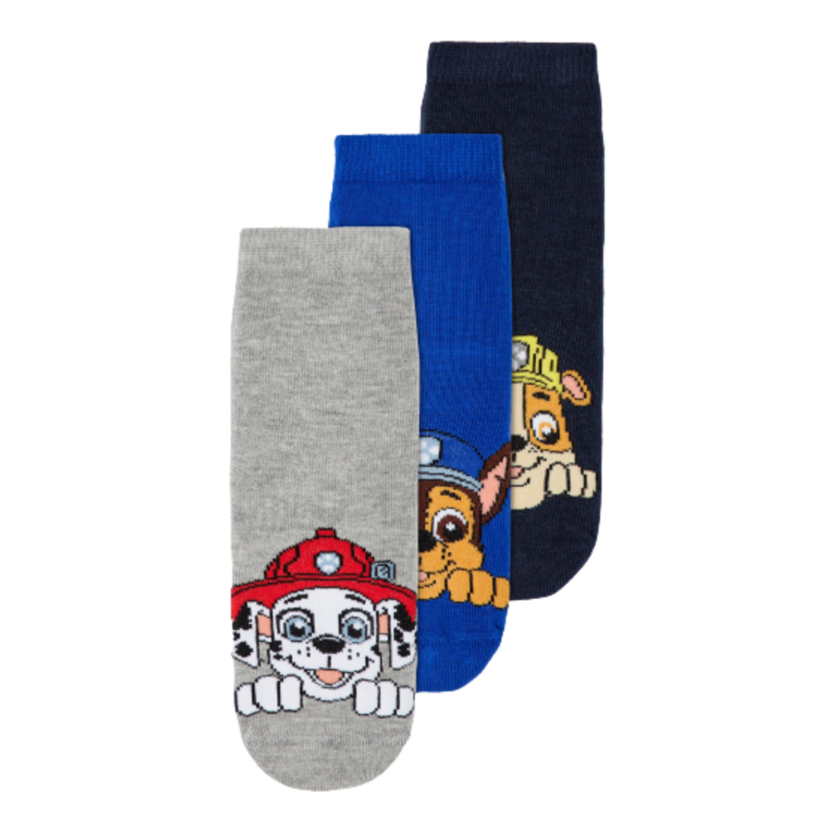 Name it 3 Pack Sokker med Paw Patrol - Dark Sapphire str. 19/21