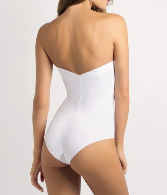 Strapless Low-Back Control Bodysuit Leilieve, Made in Italy