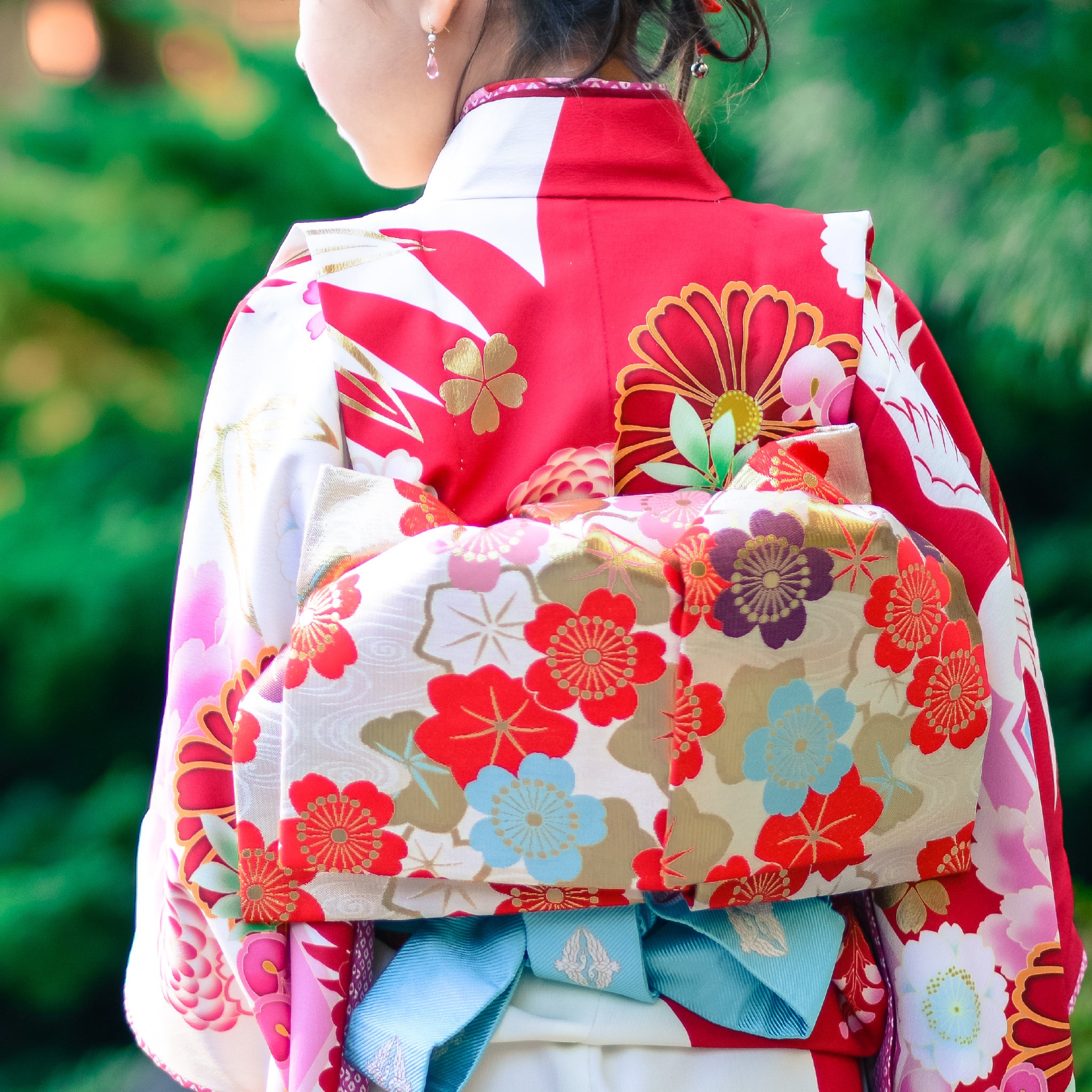 成人式 帯袋　着物 帯　金色 花柄　高級帯 着物　京らんまん　美品訪問着