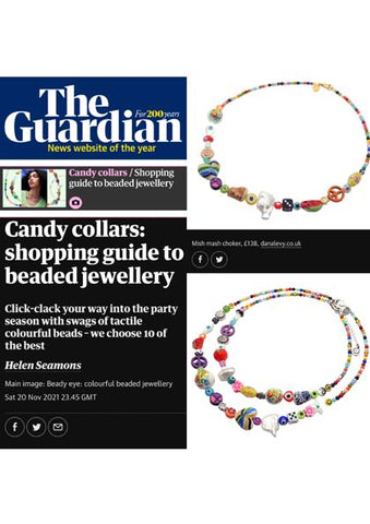 The Guardian featuring Dana Levy's Mish Mash Lucky Charms Balagan Beaded Necklace