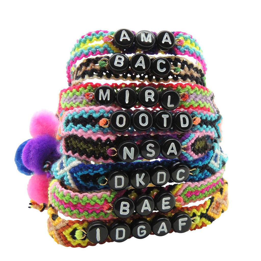 Acroslang Alphabet Friendship Bracelet | Dana Levy Ltd