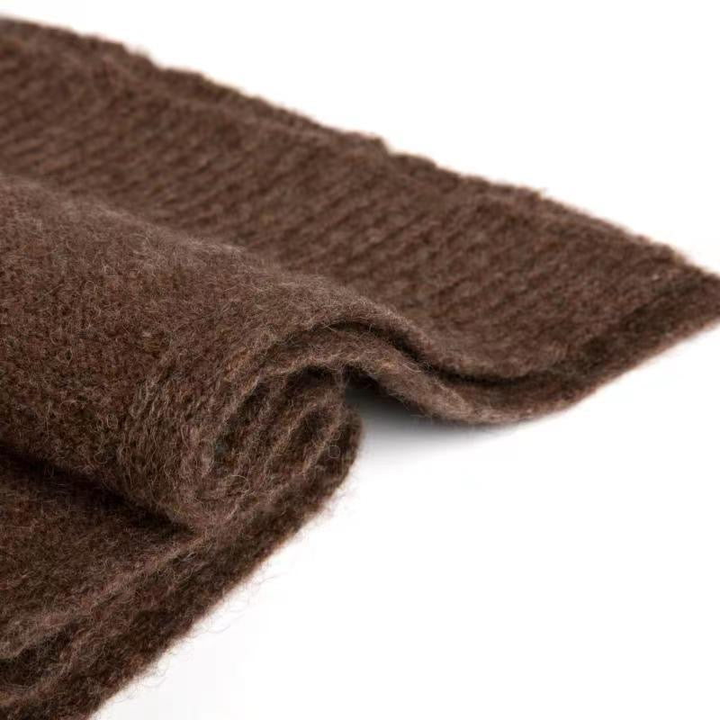 Ultra Luxe Scarves - BROWN - 100% Yak Cashmere – Happy Yak