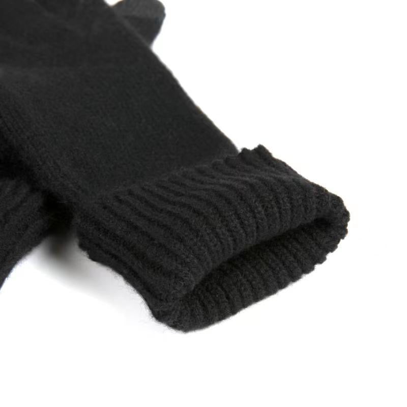 Ultra Luxe Gloves - BLACK - 100% Yak Cashmere