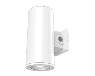 RAB CD34 Cylinder 6 Inch Wattage/CCT Selectable 22W/28W/36W 3000K/4000K/5000K 60 Degree 120-277V Wall Mount White Clear Lens (CD34-6WW)