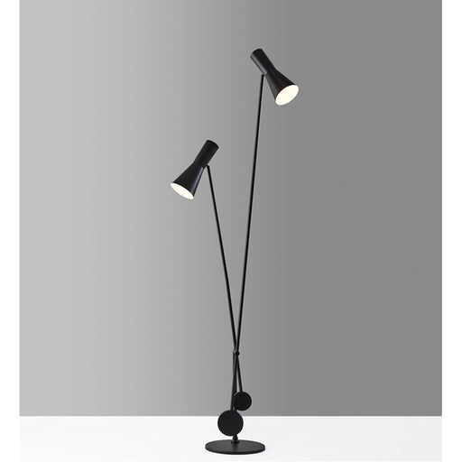 Adesso Levy Floor Lamp - Black