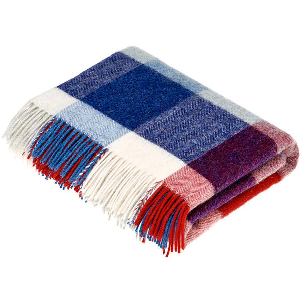 Bronte Throw | Rome | Blue Red – Gilbert & Rose