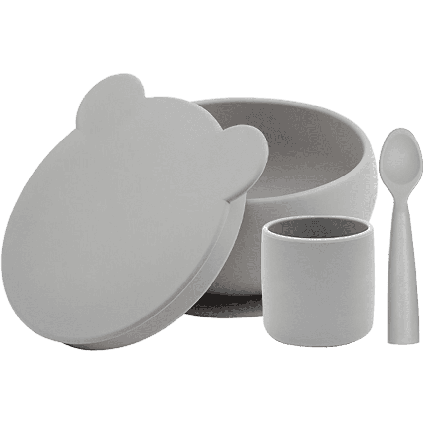 Set de bol y cuchara BLW wooden bowl chick