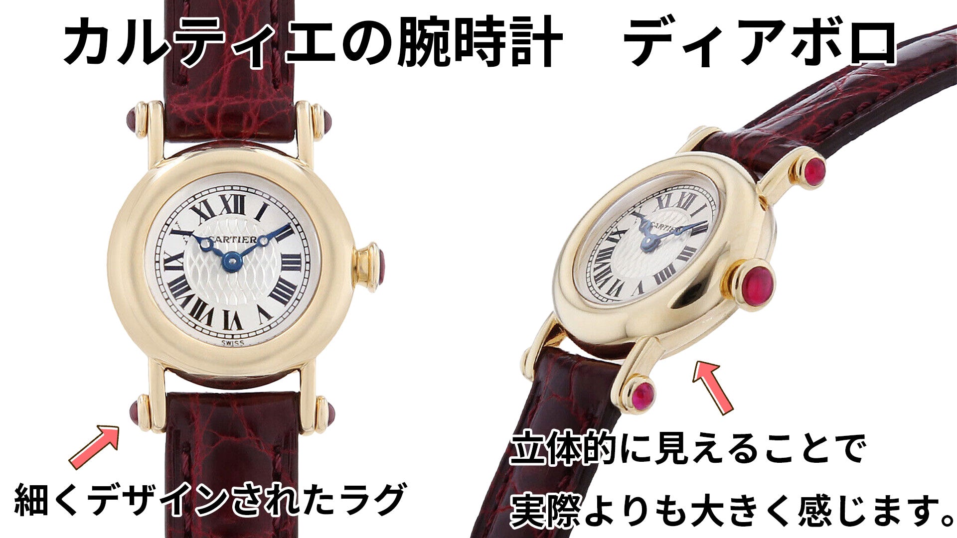 Cartier Diabolo watch design details
