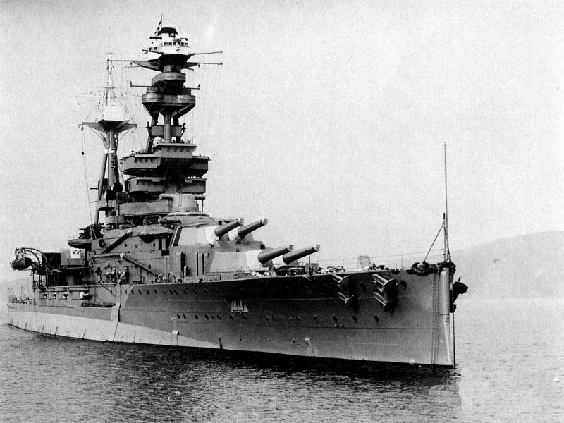 イギリス海軍の戦艦『ロイヤルオーク』