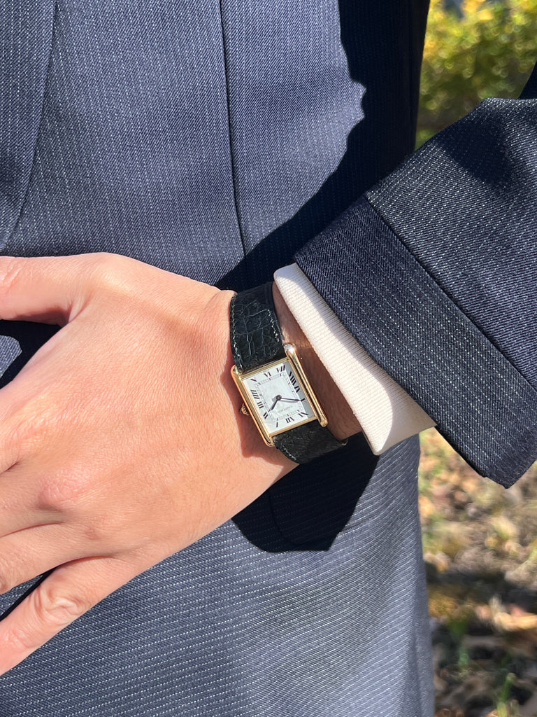 Cartier watch "PARIS dial model" actual photo of wearing