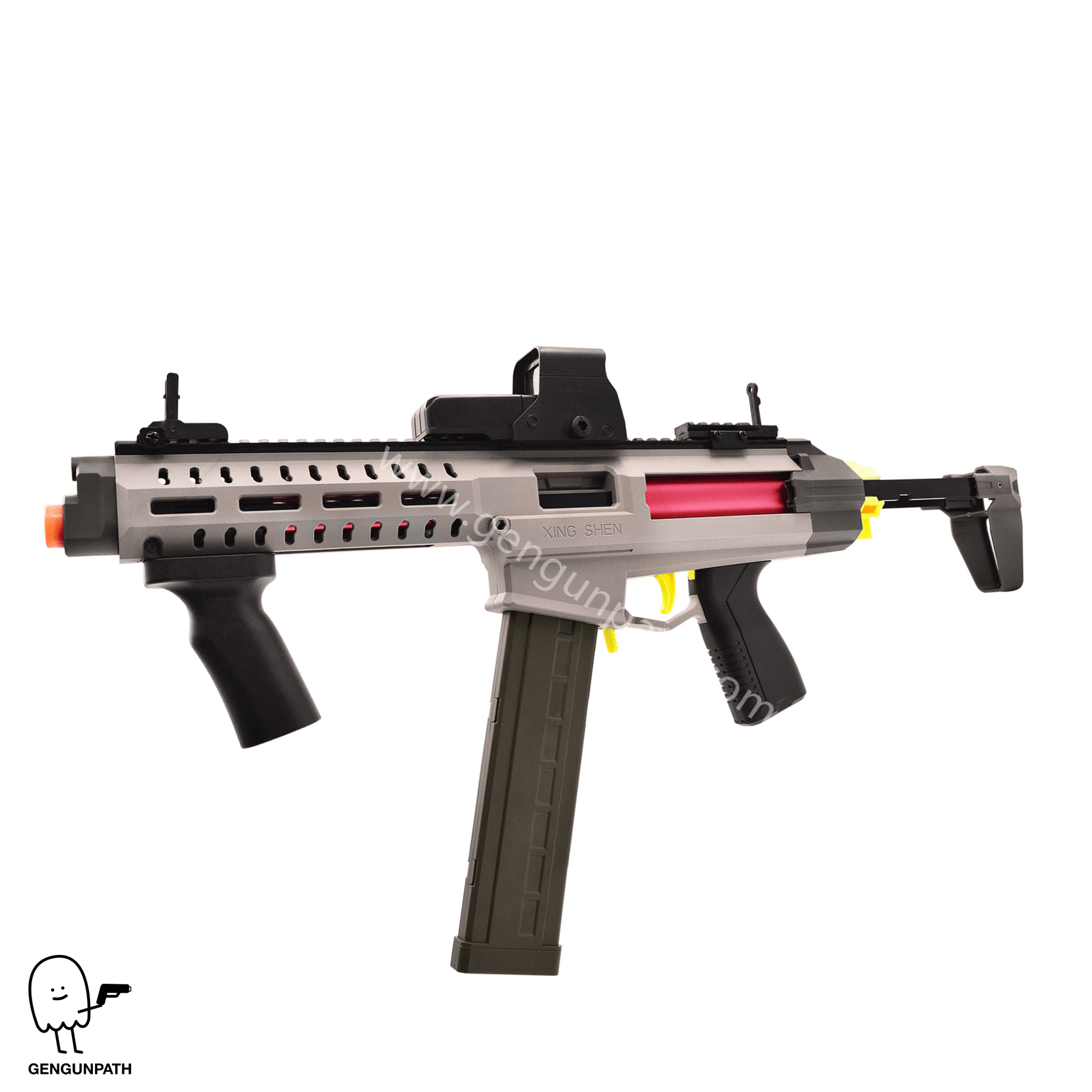 Uzi Submachinegun (Black) ZY Toys - Machinegun