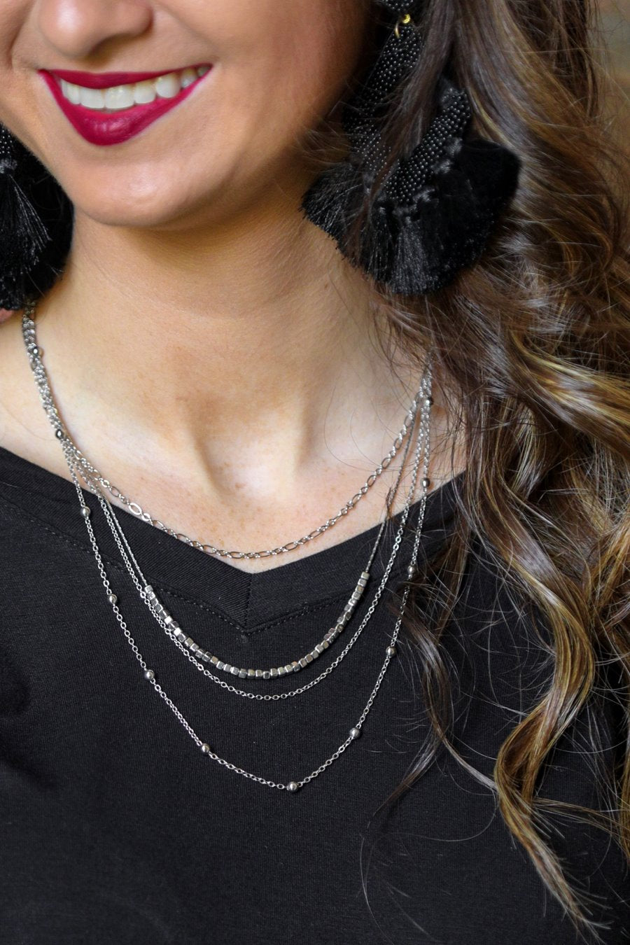 Dazzling Days Layered Necklace – Jess Lea Boutique