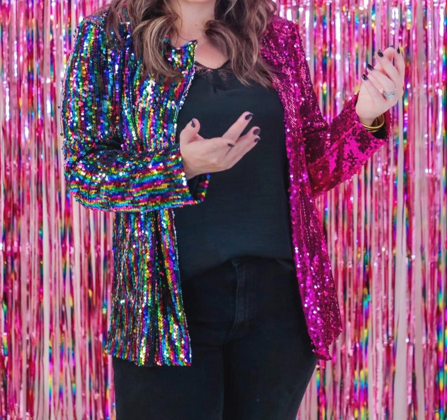 Sequin And The City Blazer