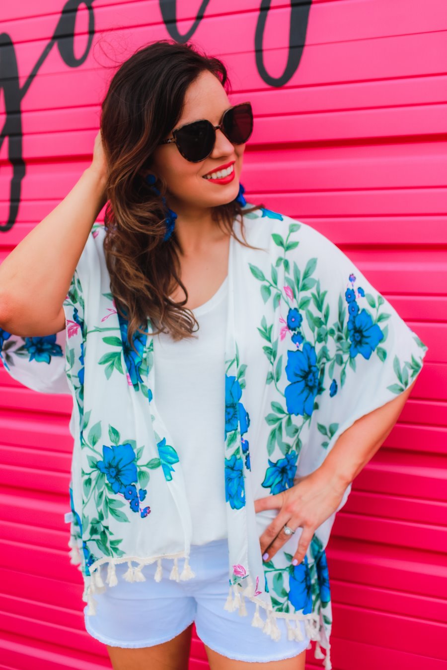 Vacation Tropical Print Kimono – Lea Boutique