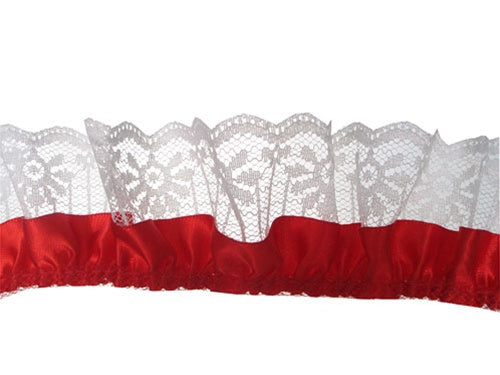 2" Satin & Lace Trim - Large (50 Yds) - LACrafts Wholesale product image