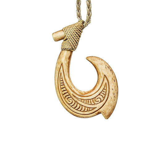 Fish Hook Necklace - Gold