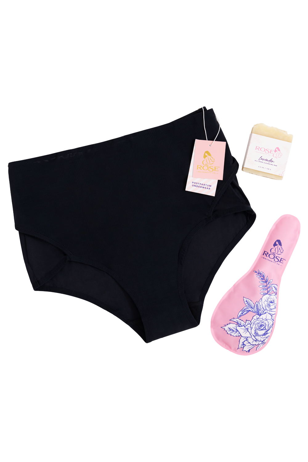 Aunt Flo Period Panties with Pocket Maternity Postpartum  Underwear-Purple-3XL