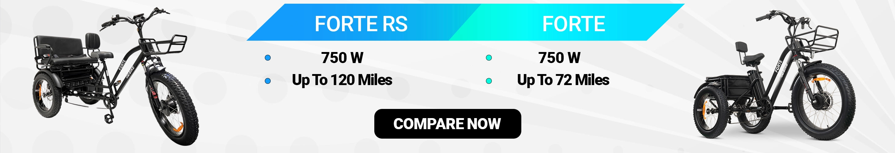 Forte RS compare Forte Trikes