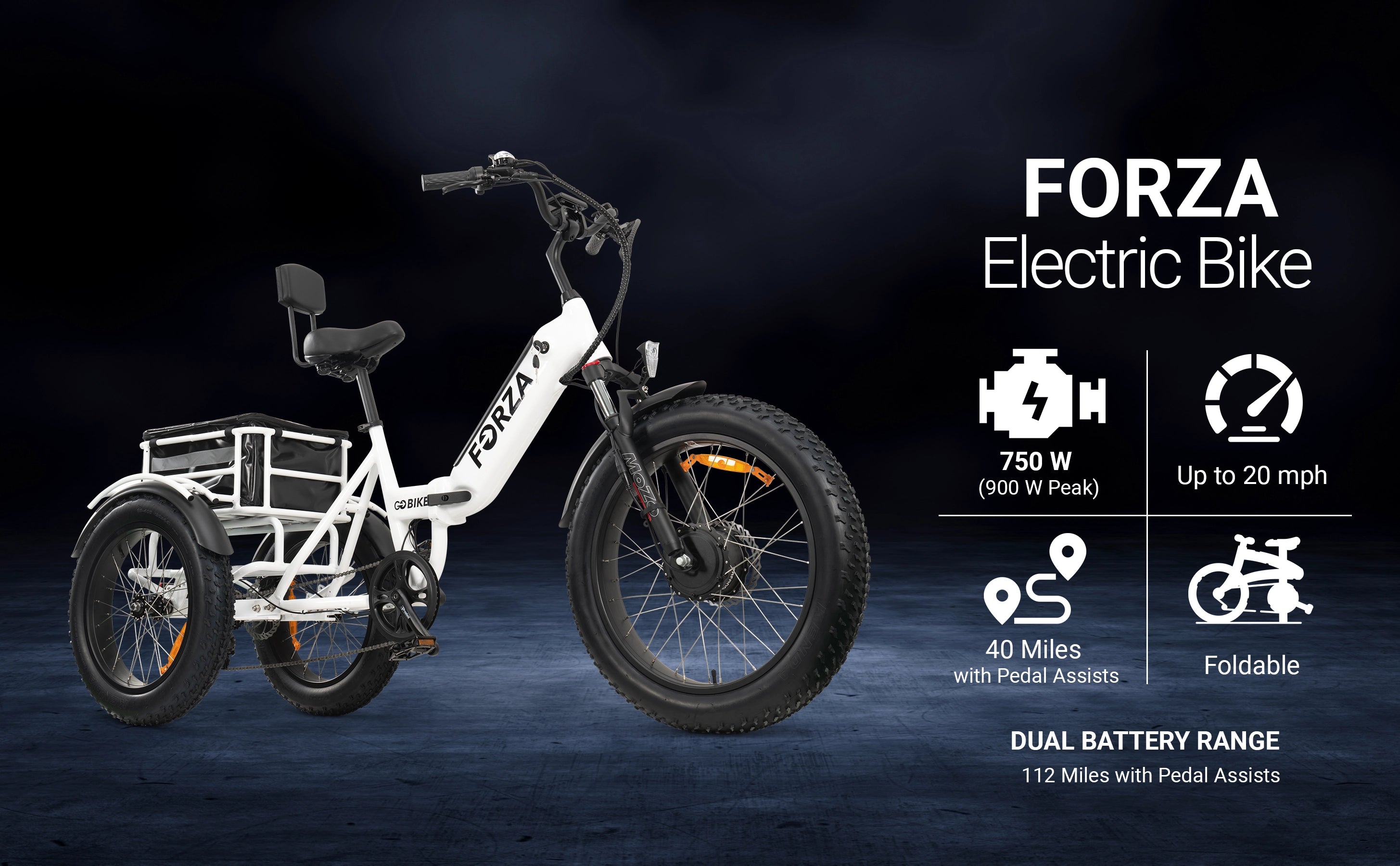 FORZA TRIKES GOBIKE Electric Bikes Model