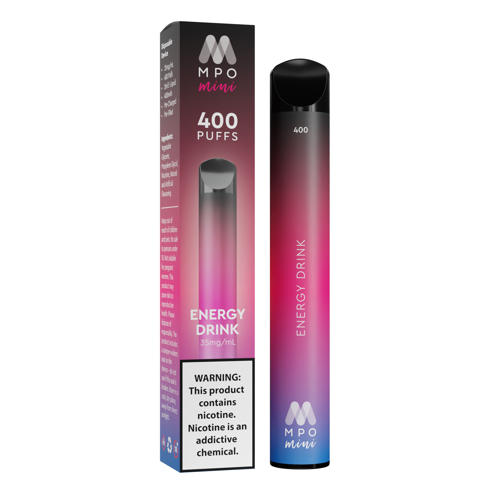 Mini (400 Puffs) - Energy Drink