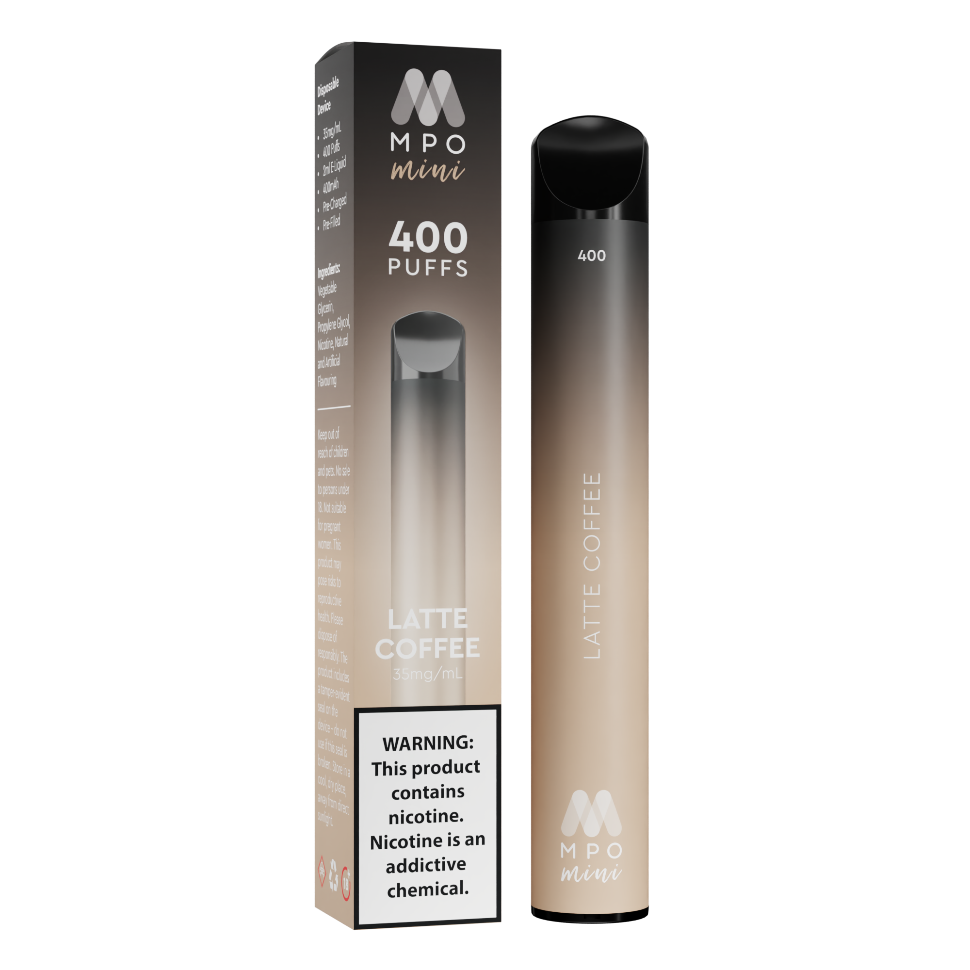 Mini (400 Puffs) - Latte Coffee