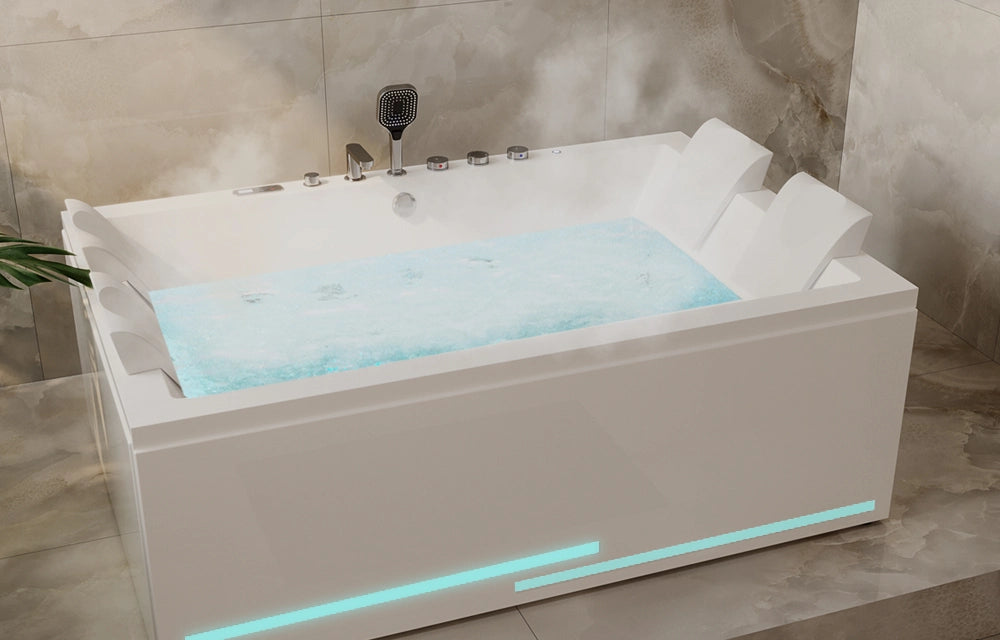 EMPV-71PRO05 massage bathtub with revi-skin therapy with constant inline heater