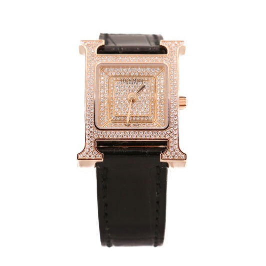 Hermes Cape Cod Steel Watch Diamond-Set Small Model 31 mm – labelluxe