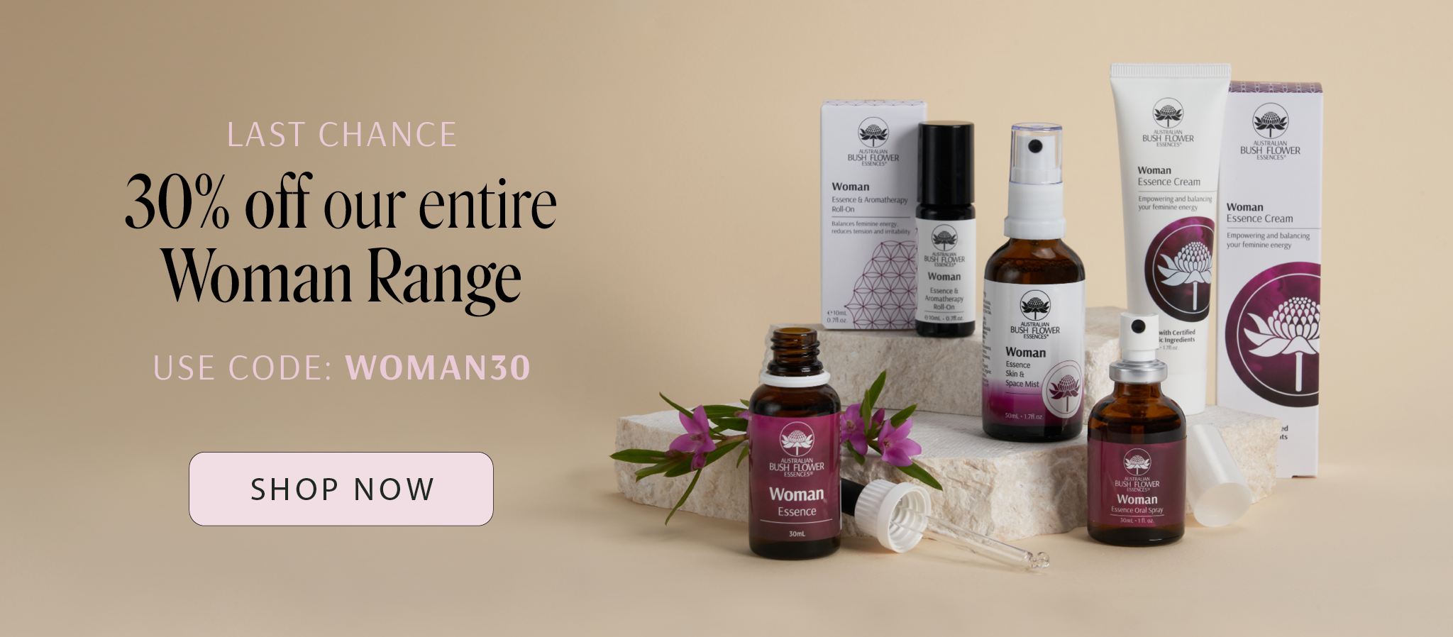 Last chance 30% off our entire Women Range. USE CODE: WOMAN30