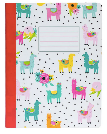 The Imagination Spot - Llama Composition Book 