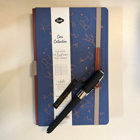 The Imagination Spot - Constellations themed notebook with lined pages 