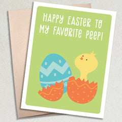 Easter Card - Favorite Peep