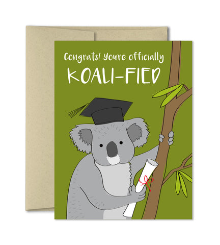 Officially Koali-Fied Graduation Card - The Imagination Spot 