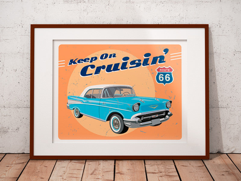 Vintage Car Art Prints